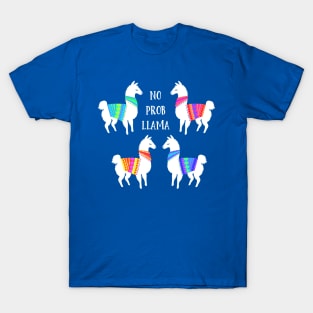 No Prob Llama Cute Alpacas T-Shirt